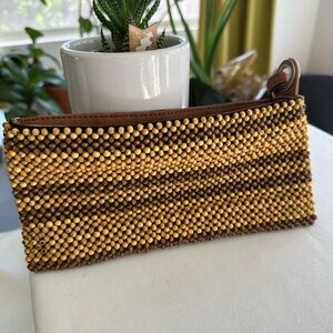 Beaded boho clutch
